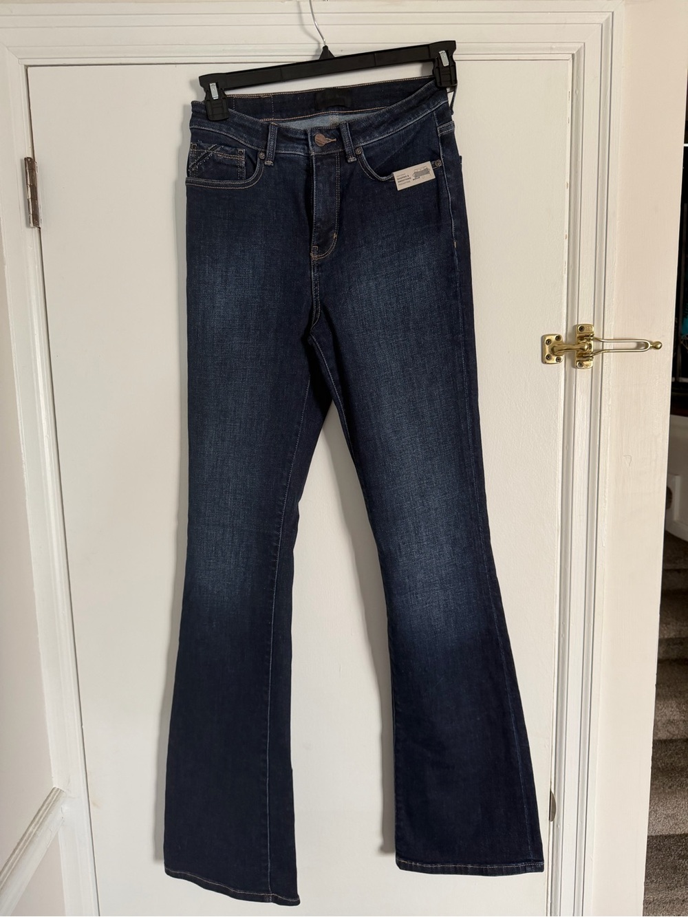Buckle Dark Indigo Flare Jeans